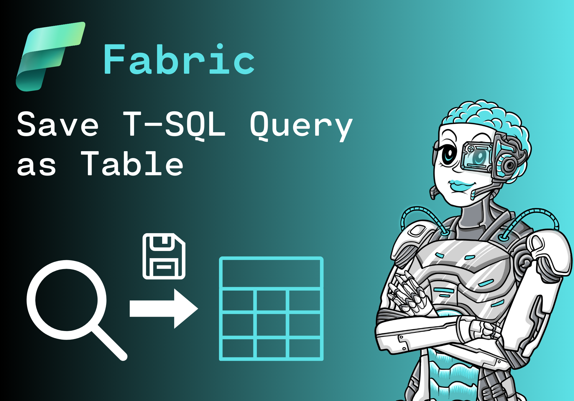 How to save a T-SQL Query as Table in Microsoft Fabric