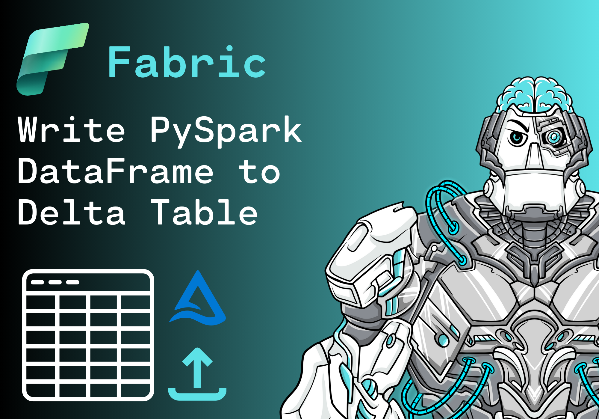 How to write a PySpark DataFrame to a Delta Table in Microsoft Fabric