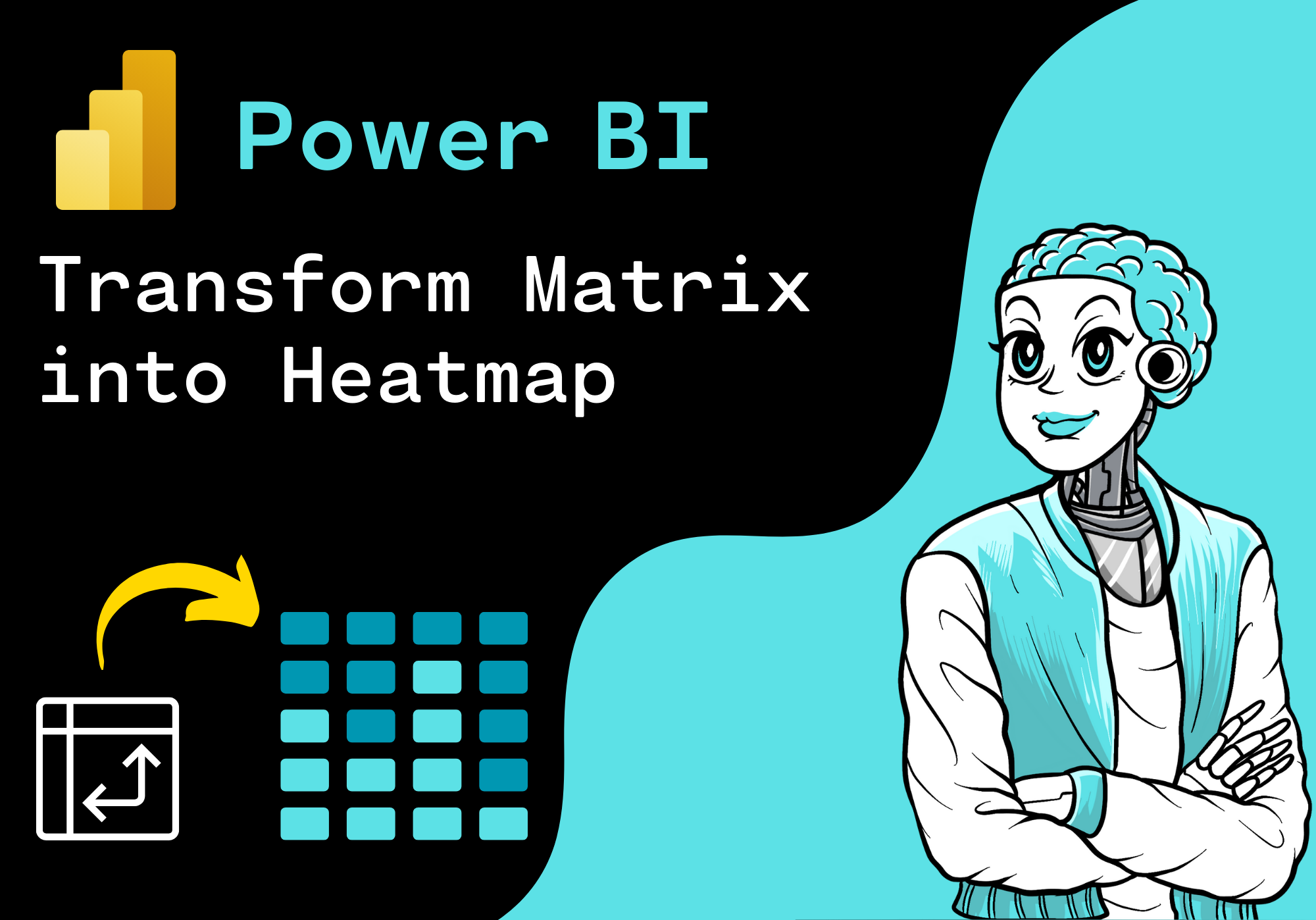 Power BI - How to transform a Matrix into a beautiful Heatmap